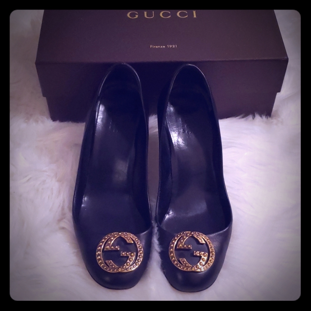 Used Gucci Napa Charlotte pump